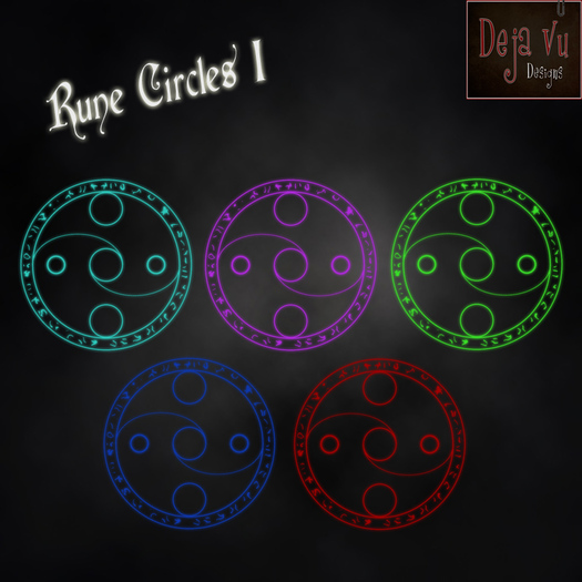 Rune Circle Number 1 texture Set