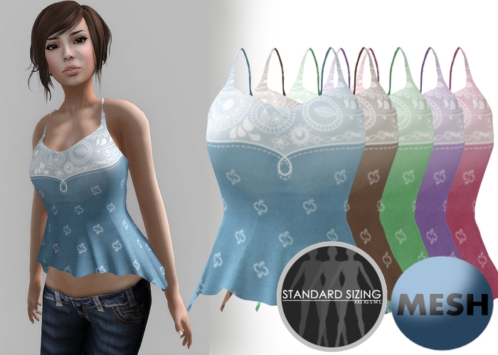 :[strip'd]: Paisley Halter Top [FATPACK]