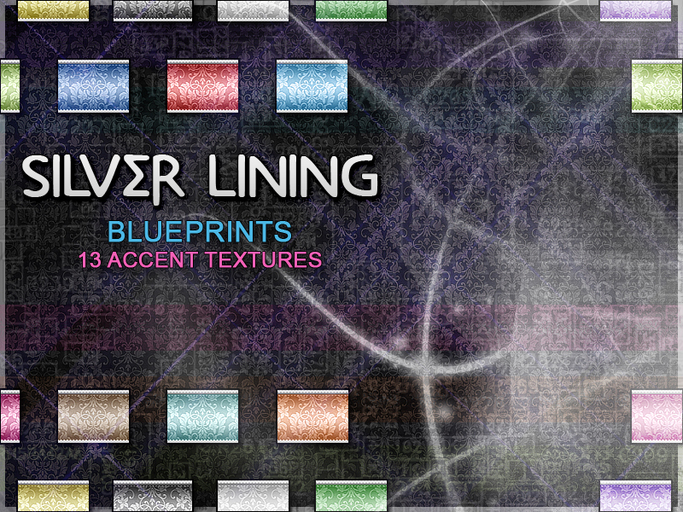 [VS] 13 Silver Lining Ribbon Textures