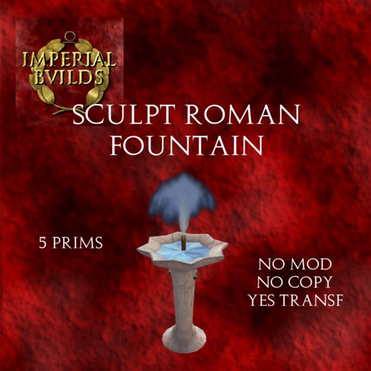 Sculpt Roman Fountain II