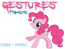 PINKIEPIE_My L. Pony (6 gestures)