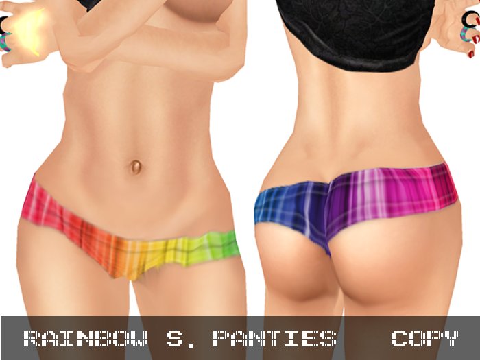 Panties: Stripes (Rainbow)