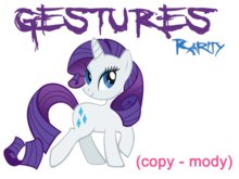 RARITY_My L. Pony (5 gestures)