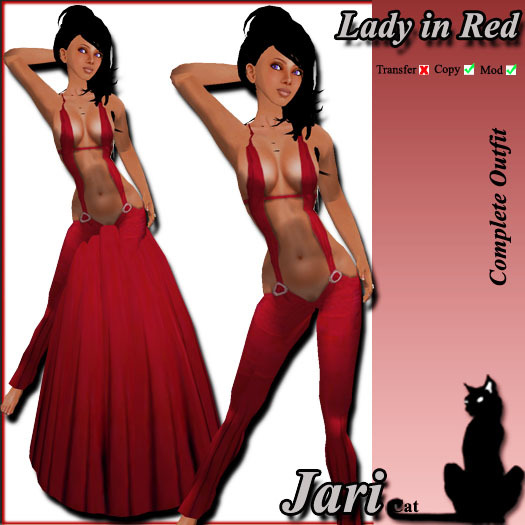 *JariCat Fashions* Lady In Red