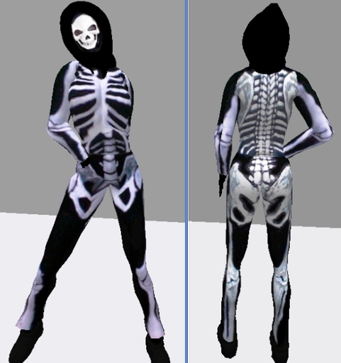 skeletton Costume -skull costume- unisex-