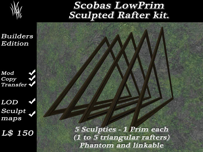 Scobas Full Perm Sculpted Rafter kit