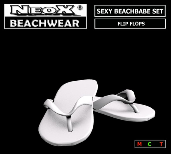 NeoX FLIPFLOPS WHITE