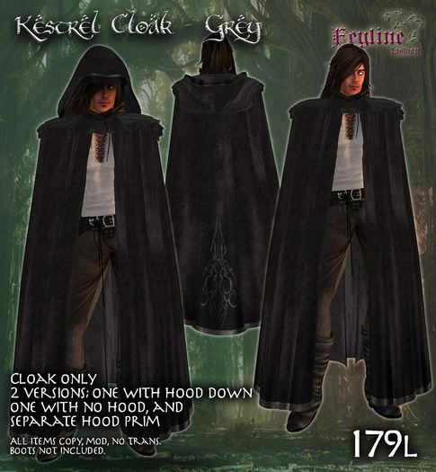 *FF* Kestrel Cloak Grey