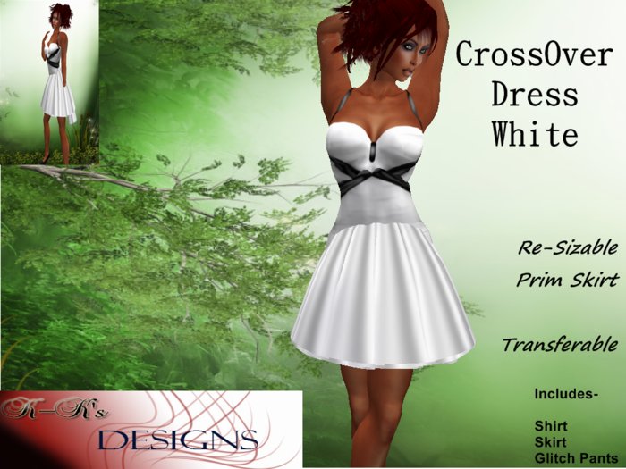 CrossOver Dress White