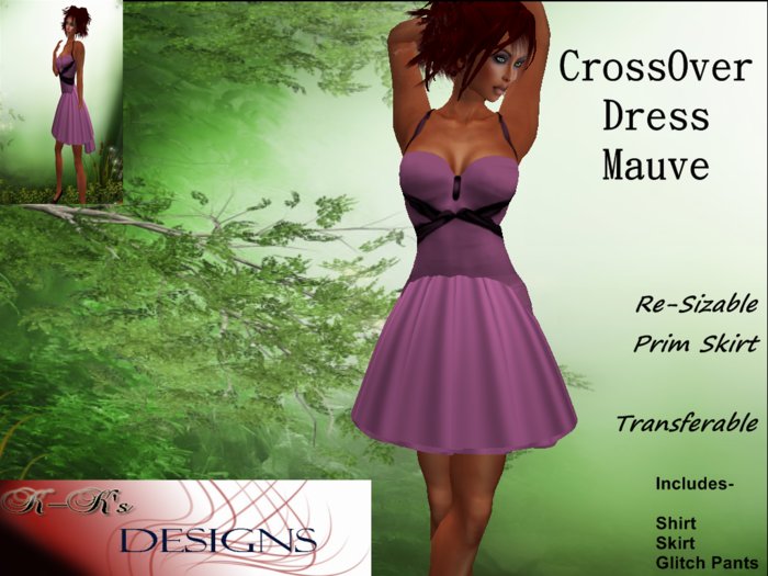 CrossOver Dress Mauve