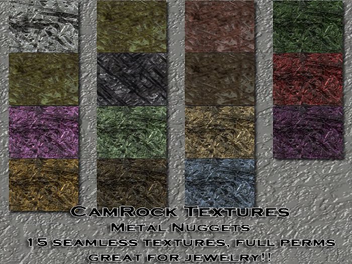 CamRock Textures - Jewelry - Metal Nuggets