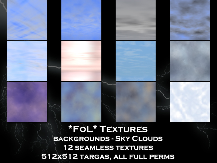 *FoL* Textures - Backgrounds Sky Clouds