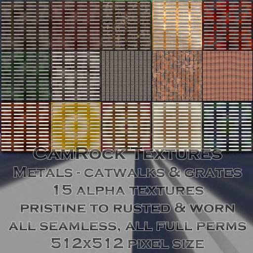 CamRock Textures - Metal Catwalks & Grates