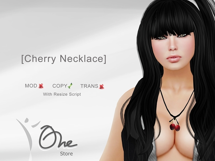 :: One Store :: [Cherry necklace] BOX