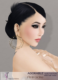 TuTy's ADORABLE Updo hairstyle - BLUE ANTRACITE
