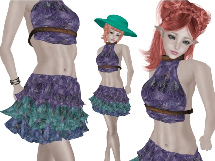 PETITE ANGEL DRESS AURORA BOREALIS