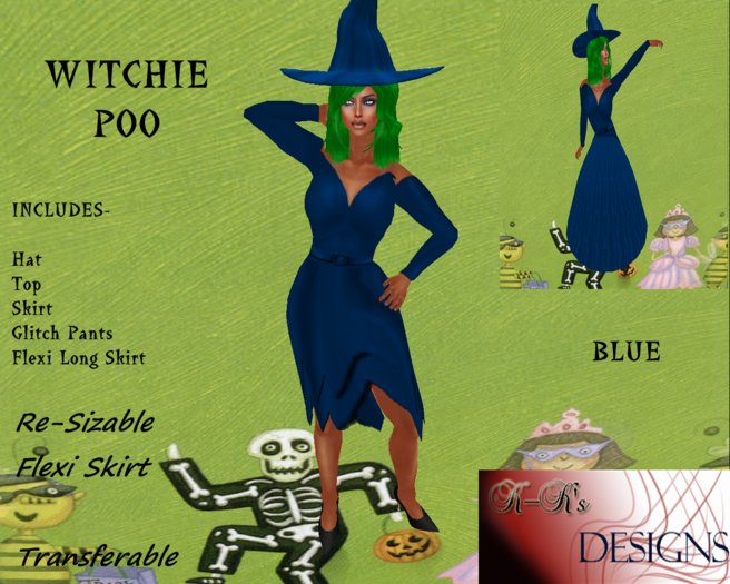 Witchie Poo Blue RS