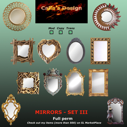 Mirrors - Set III - Full perm