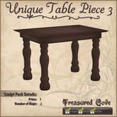 -TC- Unique Table Piece 3 Clearance Priced
