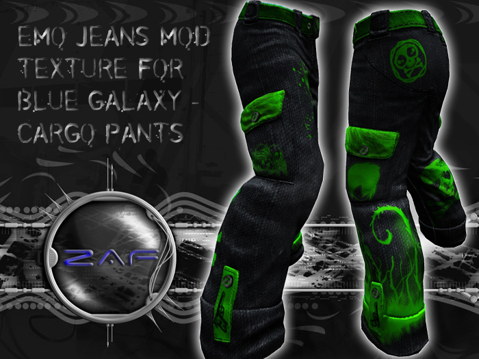 Emo Green Jean mod