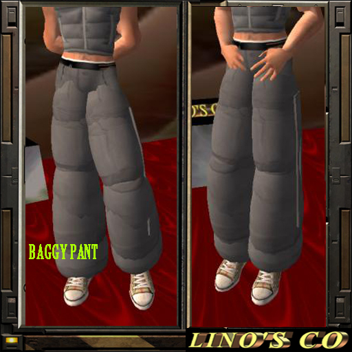 baggy pant grey BOX