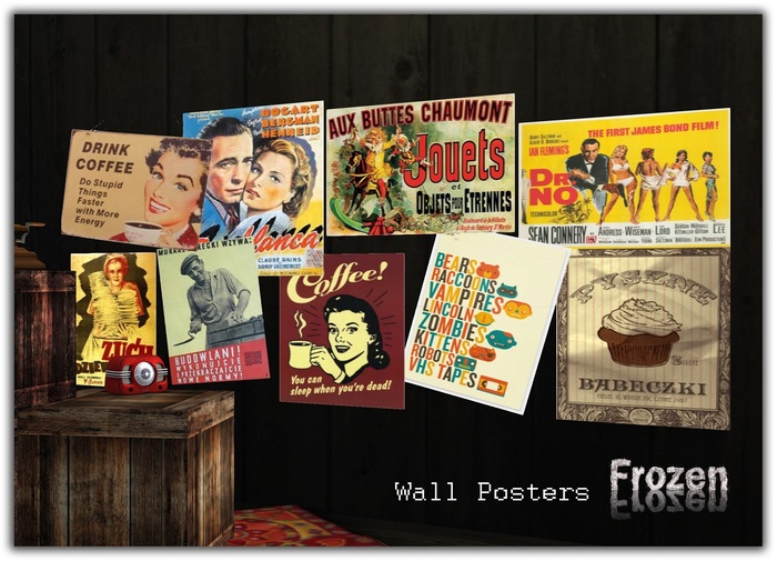 Frozen Wall Posters full perm