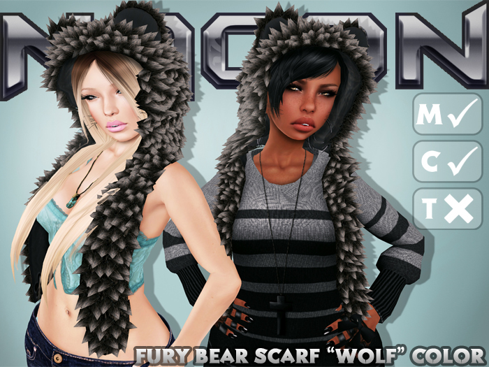 Nacon's Fury Bear Scarf [Wolf] (1.2)