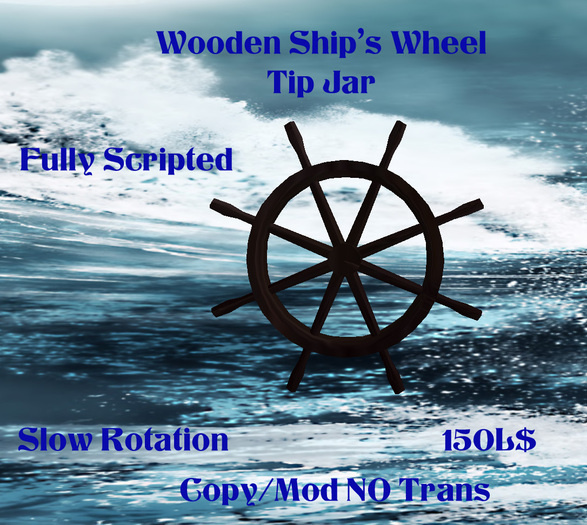 Host tipjar Ship's wheel