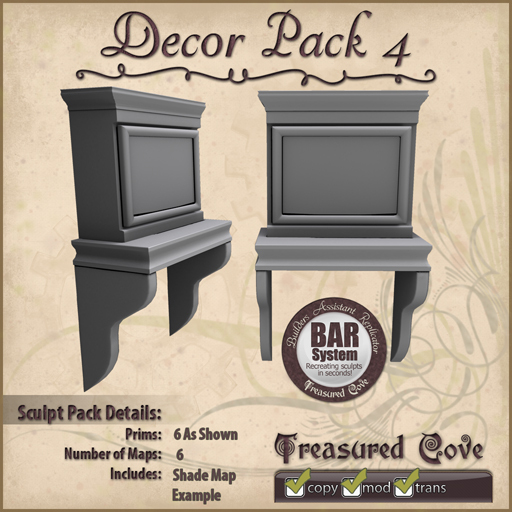 -TC- Decor Pack 4 Clearance Priced