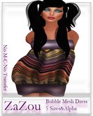 ZaZou Mesh Bubble Dress 1 