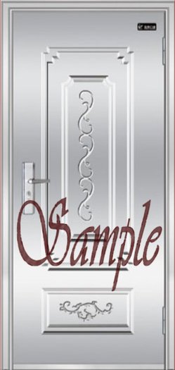 stainless steel door