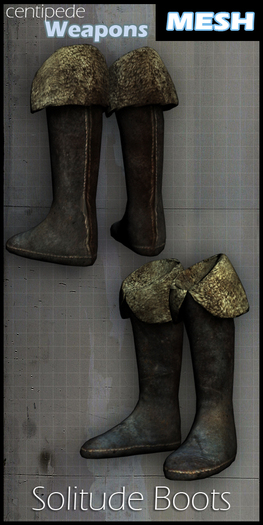 Centipede *Solitude* Boots - mesh boots