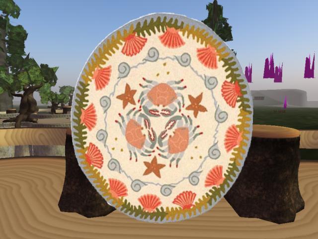 Round Sea Side Rug