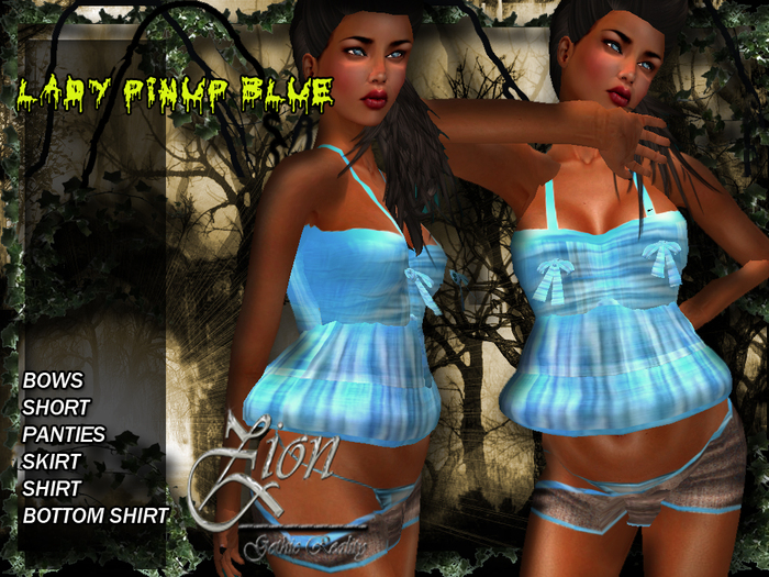 ZION @ LADY PINUP BLUE
