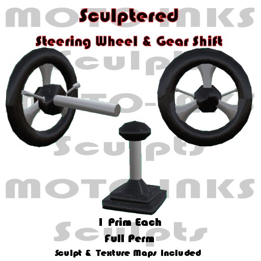 MI Steering Wheel & Gear Shift (Boxed)