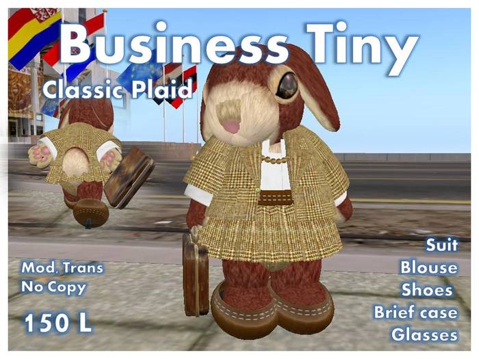 Business Tiny Classic Plaid Suit