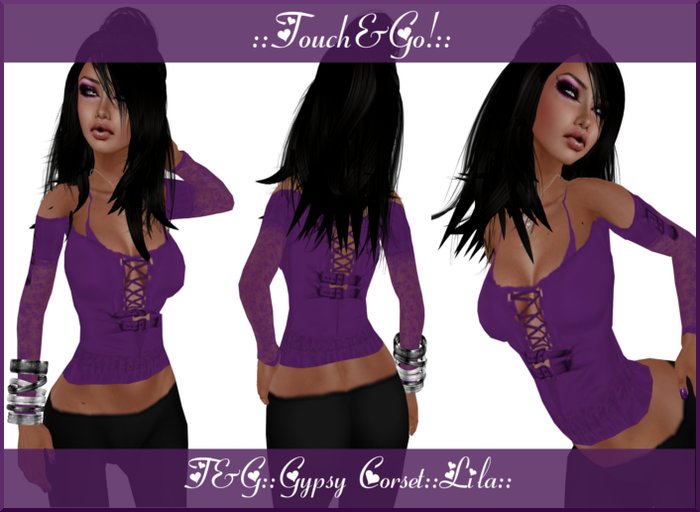 ::Touch&GO!::Gypsy Corset::Lilac::