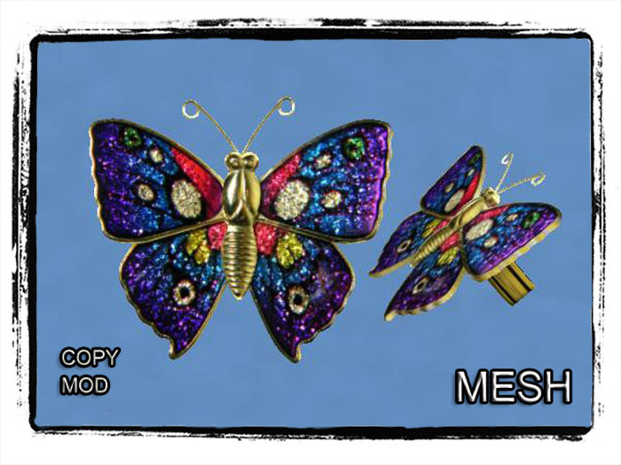 Purple Butterfly Ring - Digital Bling