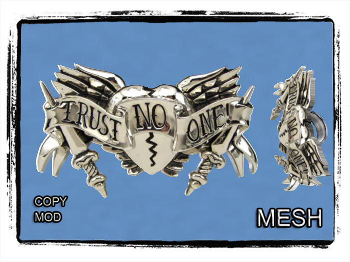 Trust NoOne Ring - Digital Bling
