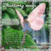 Butterfly wings Himeshiro - Crimson Red
