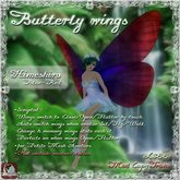 Butterfly wings Himeshiro - Blue Red