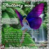 Butterfly wings Himeshiro - Blue Purple