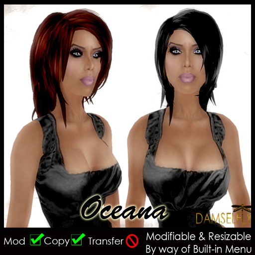 *~*Damselfly*~*Oceana All Shaded Tips