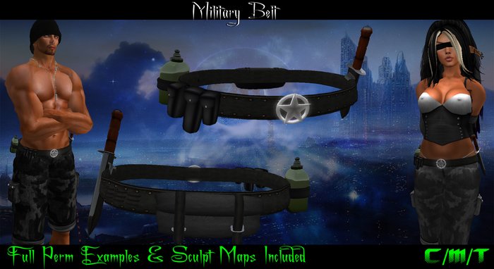 Military Belt 2 W/Maps Boxed
