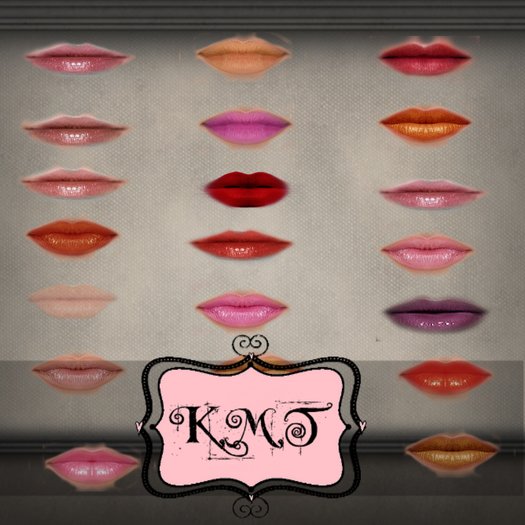 .:::K,M,T:::.Skin Makeup Creators Lips Glossy Set Of 53 