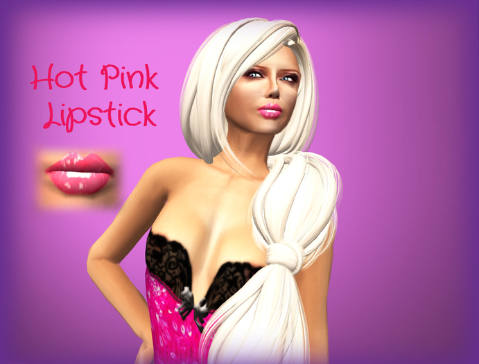 Hot Pink Lipstick (new)