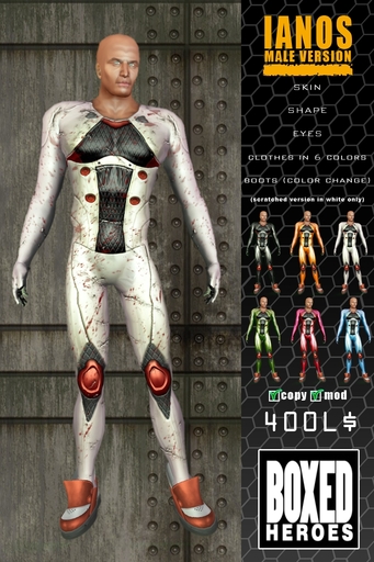 IANOS CYBER OUTFIT MALE VERSION - BOXED HEROES