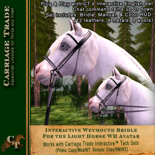@CT@ Interactive Weymouth Bridle LH