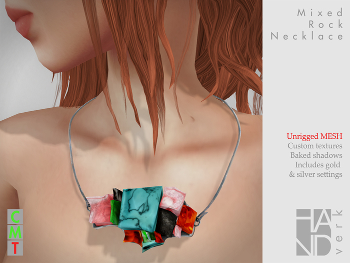 [HANDverk]Rock Necklace.mixed 