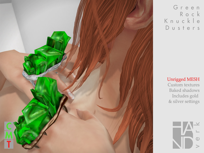 [HANDverk]Rock Knuckle Dusters.green 